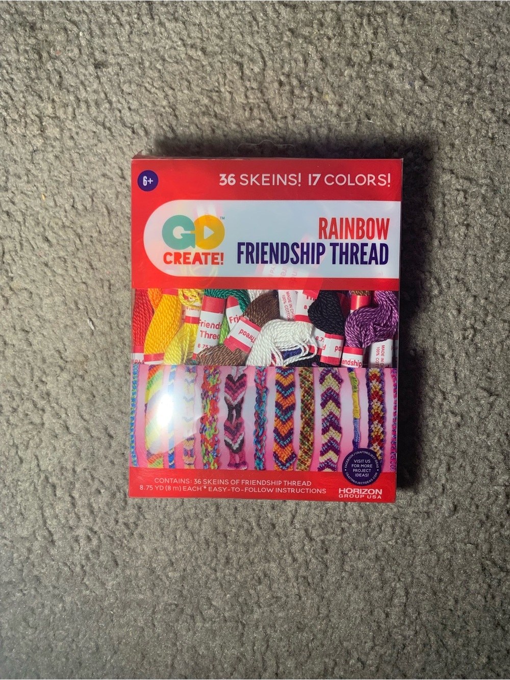 Rainbow Friendship Thread Pack - Assorted Bright Colors